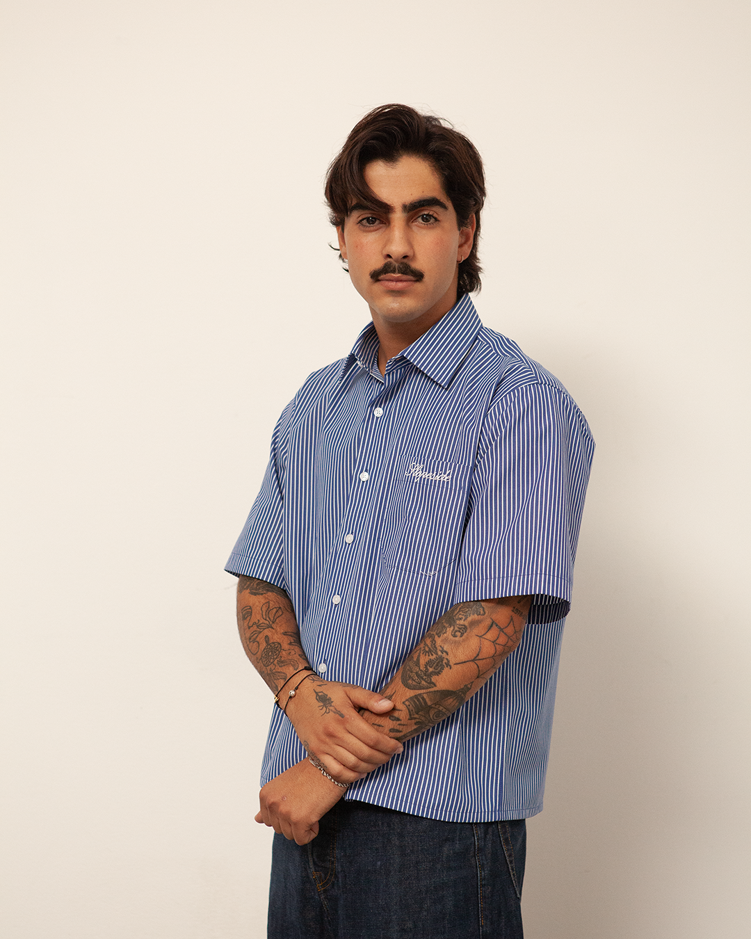 Red Short Sleeve Shirt - Embroidered Back & Front Logo
