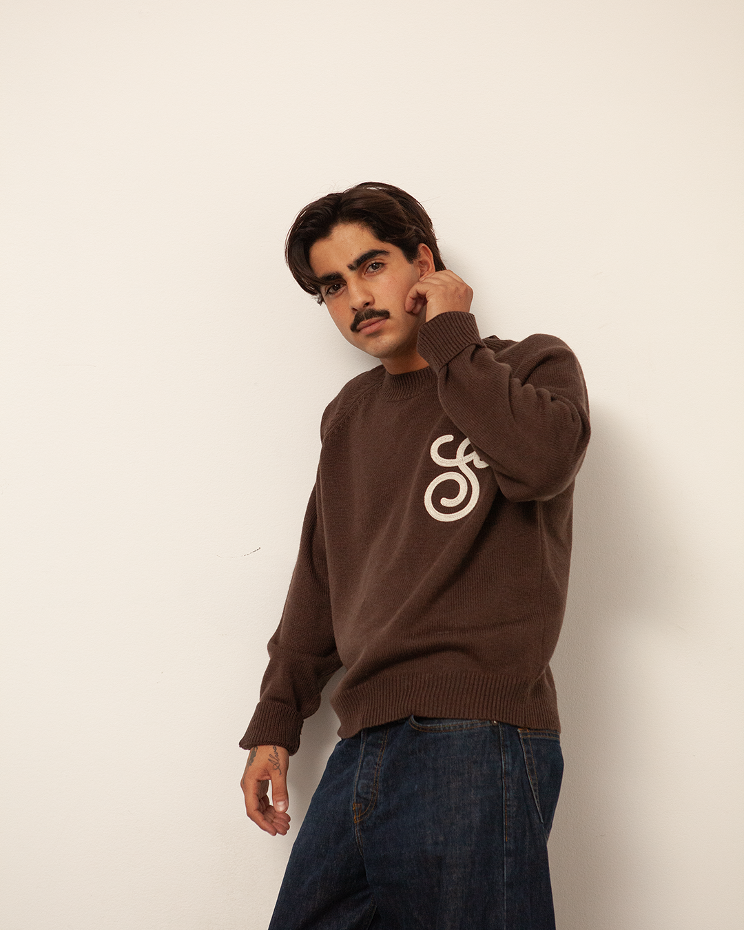 Merino sweater - Brown