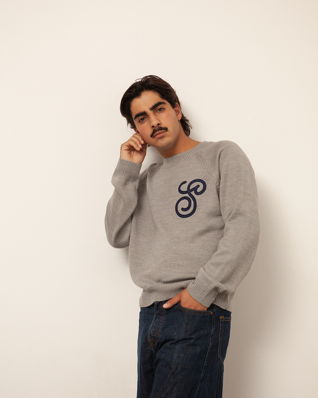 Merino sweater - Grey