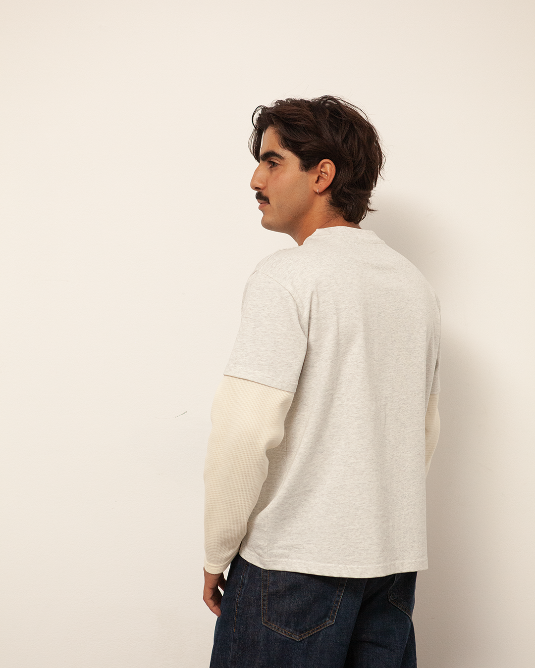 Double Layered Longsleeve - Grey