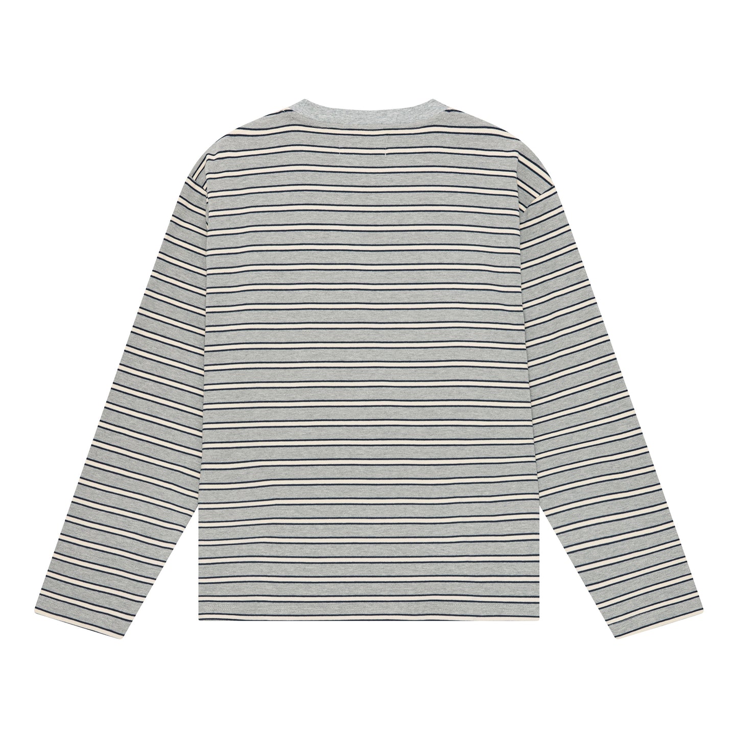 Striped Longsleeve - Grey/White