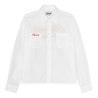 White Shirt - Embroidered Back & Front Logo
