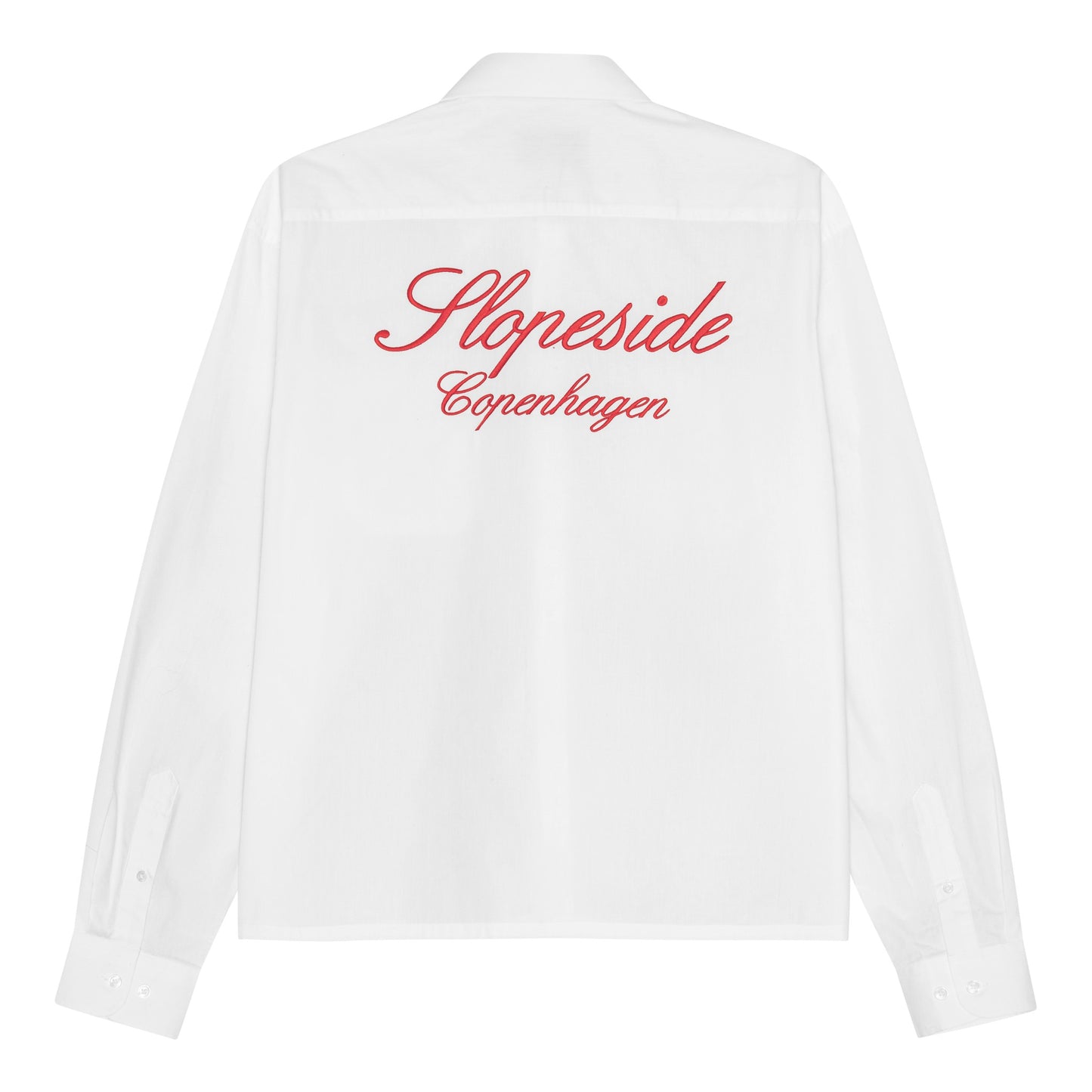 White Shirt - Embroidered Back & Front Logo