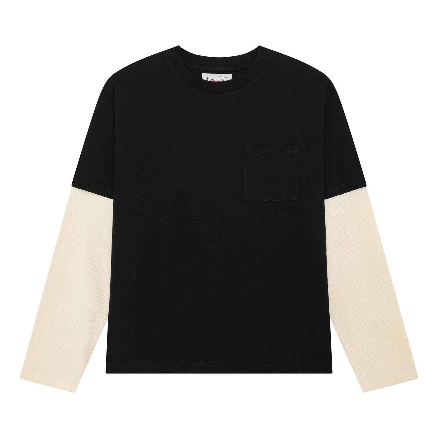 Double Layered Longsleeve - Black