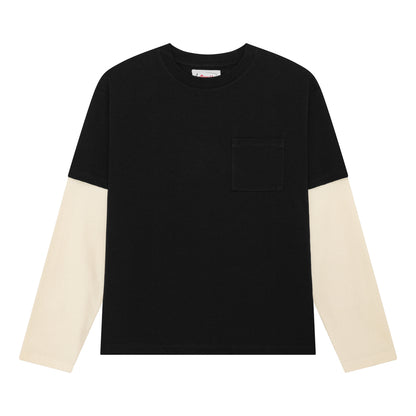 Double Layered Longsleeve - Black