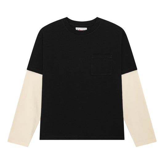 Double Layered Longsleeve - Black