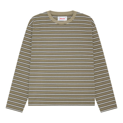 Striped Longsleeve - Green/White
