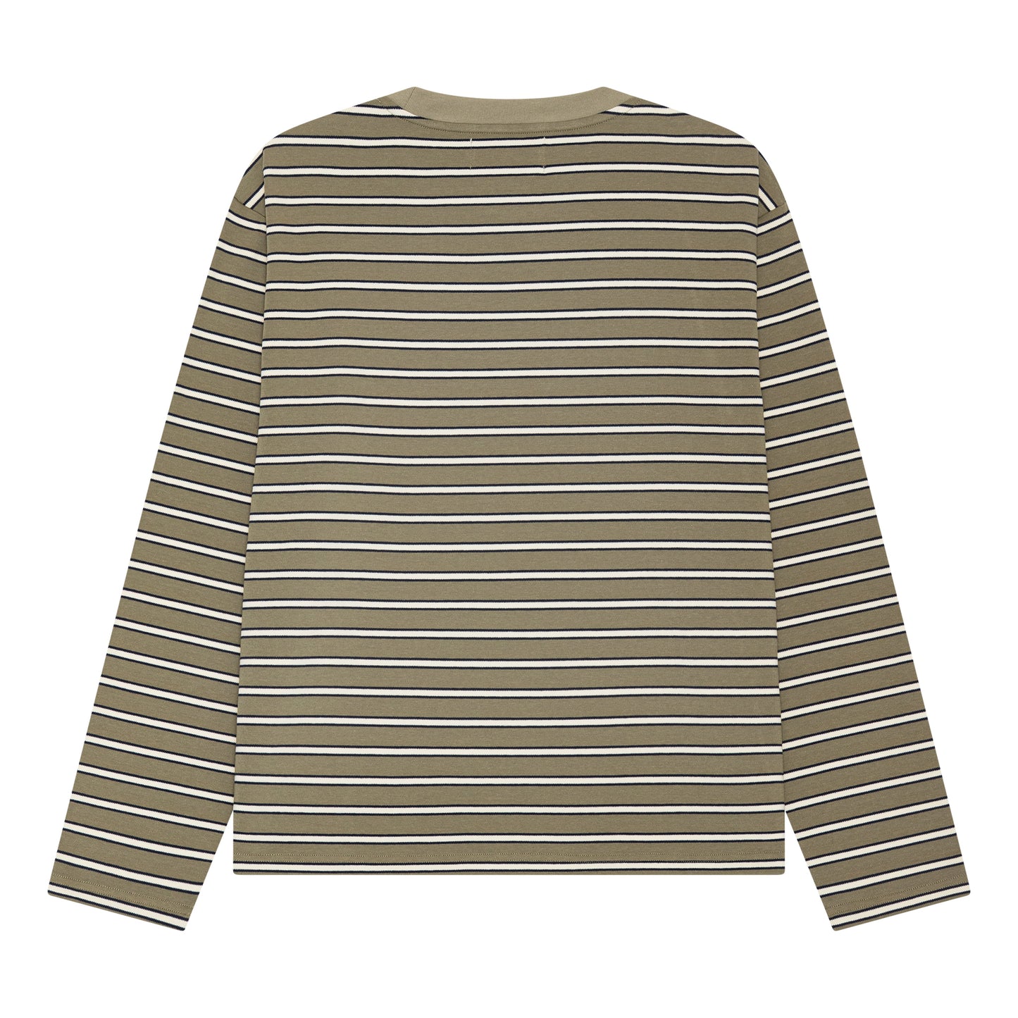 Striped Longsleeve - Green/White