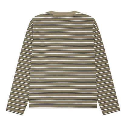 Striped Longsleeve - Green/White