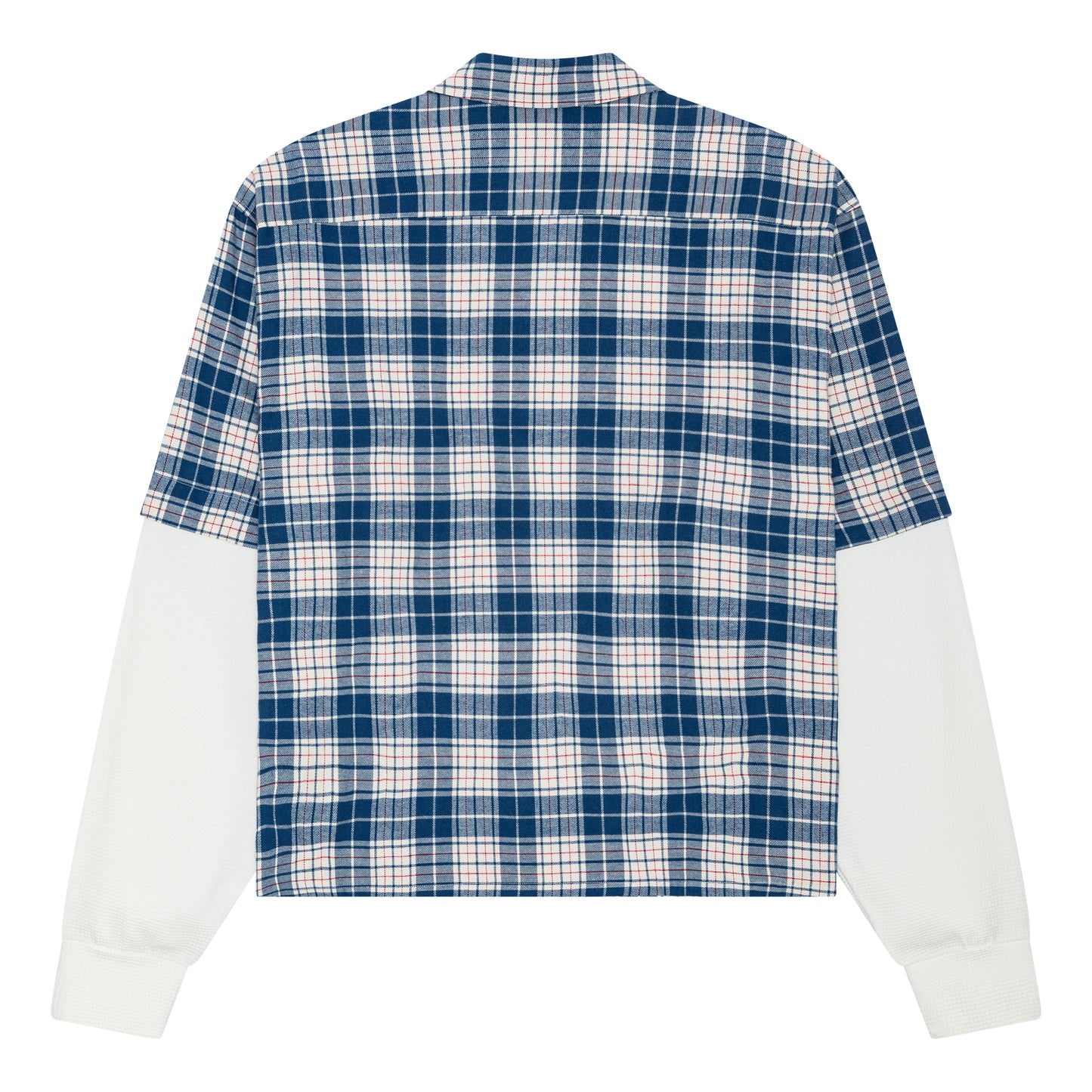 Doubled Layered Shirt - Blue