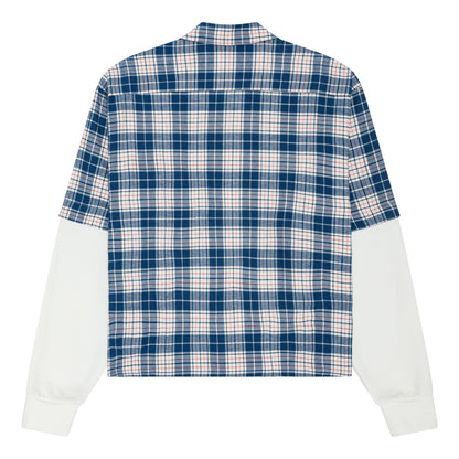 Doubled Layered Shirt - Blue