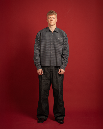 Black Shirt - Embroidered Back & Front Logo