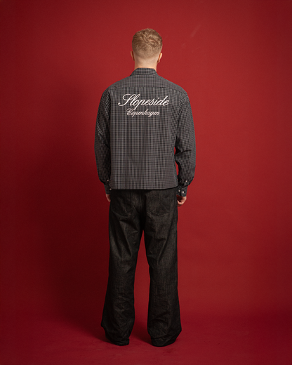 Black Shirt - Embroidered Back & Front Logo