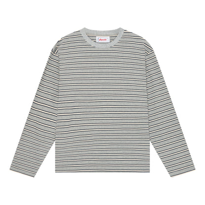 Striped Longsleeve - Grey/White