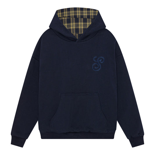 Reversible Hoodie - Dark Blue