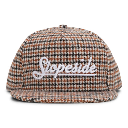 Slopeside Cap - Beige Checkered