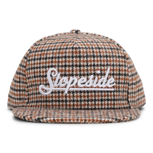 Slopeside Cap - Beige Checkered
