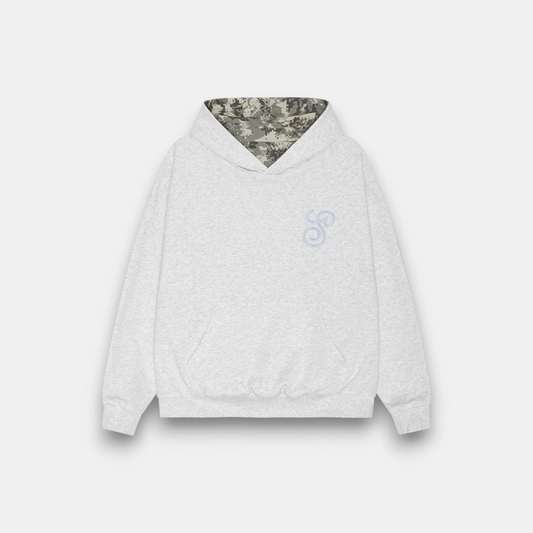 REVERSIBLE HOODIE GREY