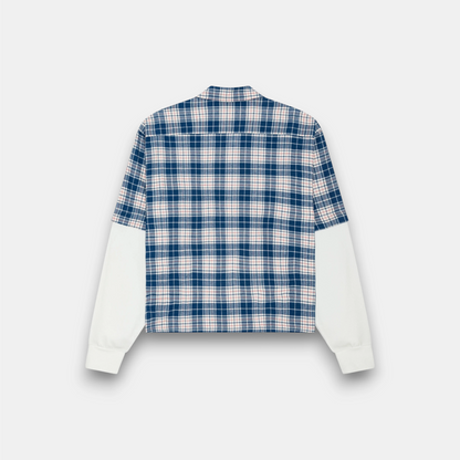 DOUBLED LAYERED SHIRT BLUE