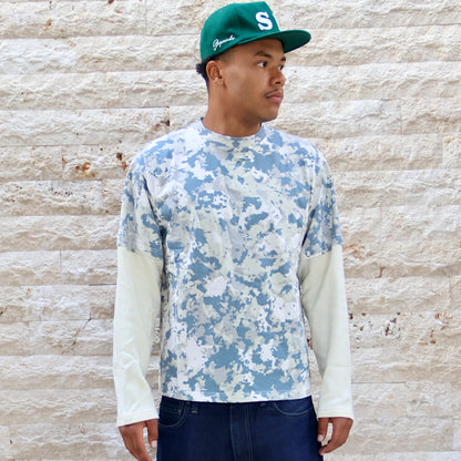 DOUBLE LAYERED LONGSLEEVE CAMO