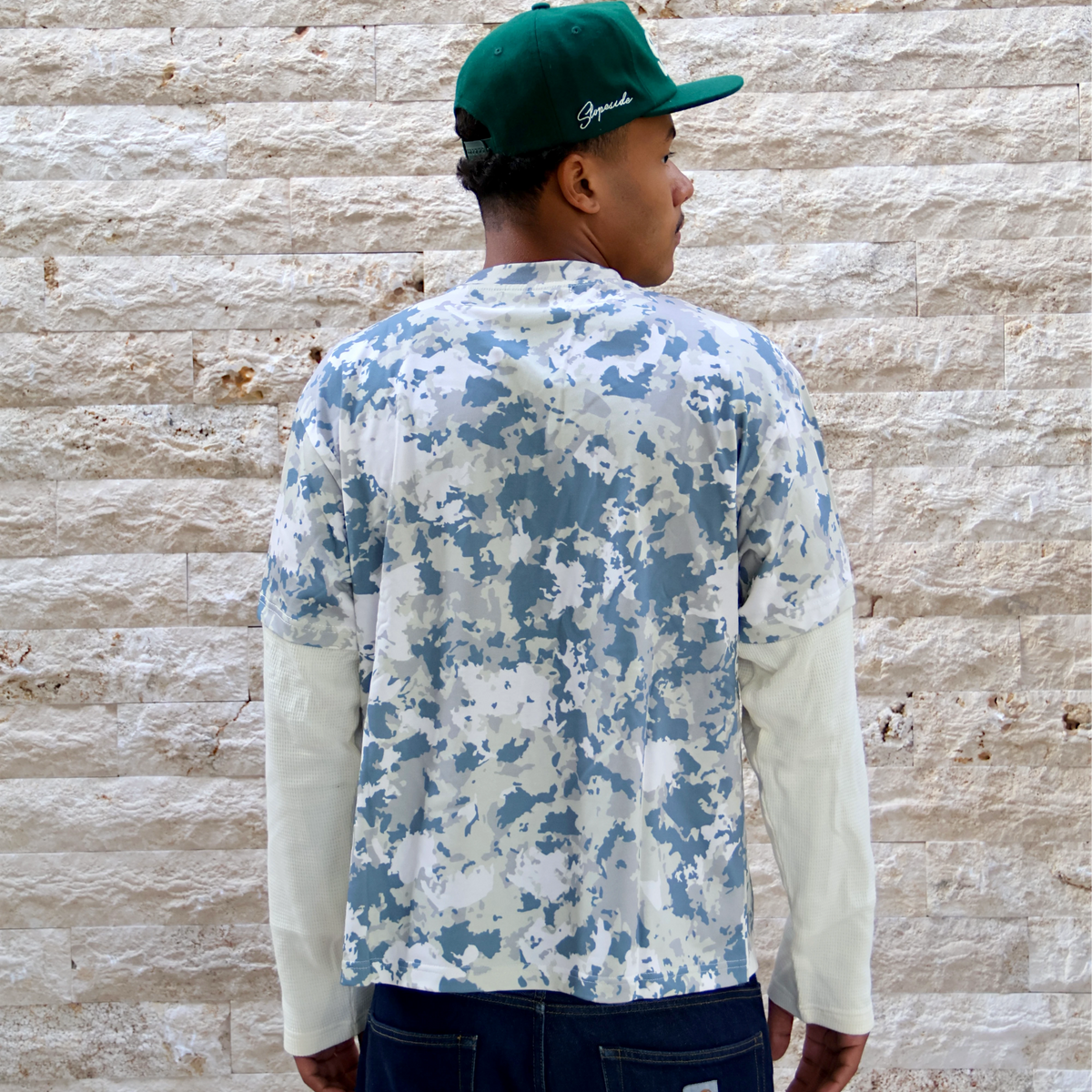 DOUBLE LAYERED LONGSLEEVE CAMO